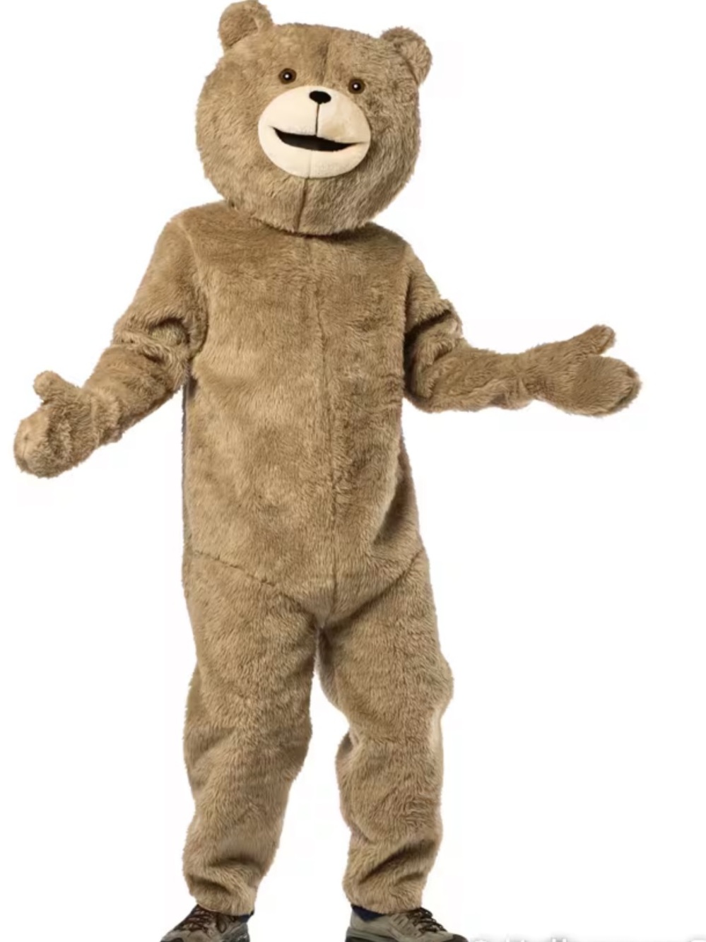 Men's Brown Teddy Bear Costume - Plush TED Costume